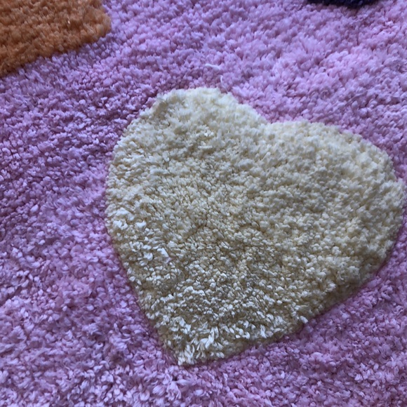 Avanti Pink Valentine Heart Bath Rug Mat - Picture 6 of 8